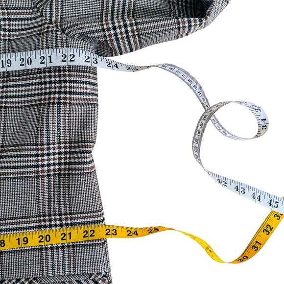 TANYA TAYLOR Lewis Plaid Fringe Trim Blazer NEW - Picture 5 of 14